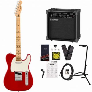 Fender Player Telecaster Maple Fingerboard Candy Apple Red フェンダー YAMAHA GA15IIアンプ付属初心者セット【