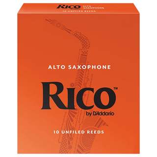 D'Addario Woodwinds/RICO RICO アルトサックス用リード オレンジ箱 10枚入 リコ ダダリオ 2 1/2 [LRIC10AS2.5]【名古屋栄店】