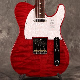 Fender 2024 Collection Made in Japan Hybrid II Telecaster QMT Rosewood FB Red Beryl [限定][S/N JD24027025]