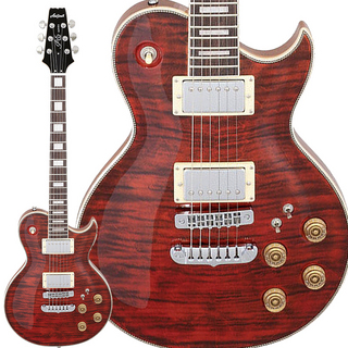 Aria Pro II PE-700 SR (See-through Red) エレキギター フレイムメイプル ギグバッグ付属