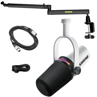 Shure MV7+-W-J [SH-BROADCAST2 & 5mマイクケーブル セット Shure MV7+-W-J [SH-BROADCAST2 & 5mマイクケーブル セット