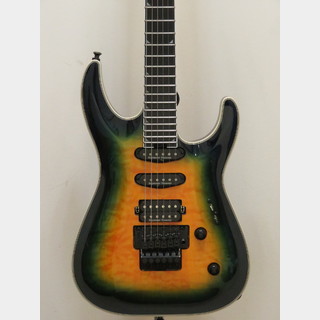 Jackson Pro Plus Series Soloist SLA3Q / Ebony / Amber Blue Burst