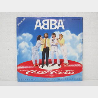 discomate records ABBA コカ・コーラ スーパー･レコード PD-105 「SLIPPING THROUGH MY FINGERS」 プロモEPレコード