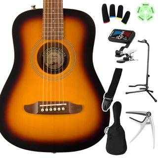 FenderRedondo Mini Sunburst 小学生 1年生から弾ける！キッズギター初心者セット SB ミニギター 小型