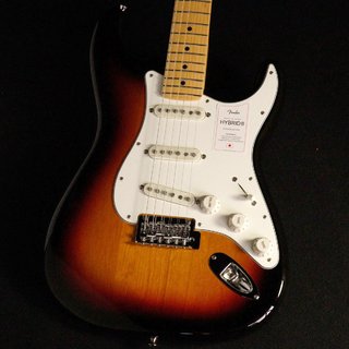 FenderMade in Japan Hybrid II Stratocaster Maple 3-Color Sunburst ≪S/N:JD23034021≫ 【心斎橋店】