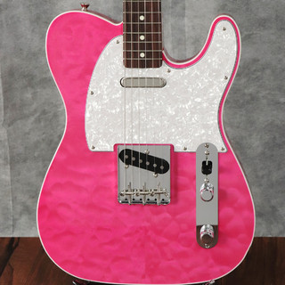 FenderISHIBASHI FSR MIJ Traditional 60s Custom Telecaster Quilted Maple Top Ash Back Translucent Pink  【