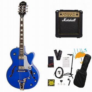 Epiphone Emperor Swingster Delta Blue Metallic Marshall MG10アンプ付属エレキギター初心者セットR【WEBSHOP】