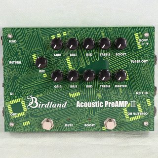 Birdland Acoustic Preamp 3 アコースティック楽器用 プリアンプ【WEBSHOP】
