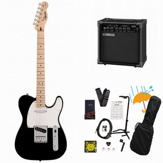 Squier by Fender Sonic Telecaster Maple FB WH PG Black YAMAHA GA15IIアンプ付属初心者セットR【WEBSHOP】