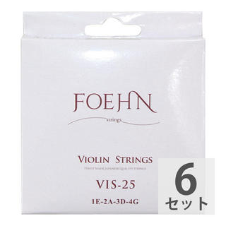 FOEHNVIS-25 Violin Strings 4/4 バイオリン弦×6セット