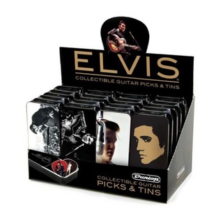 Jim DunlopEPPT24 Elvis Presley Dispaly Boxes ピックケース付き ギターピック 24セット