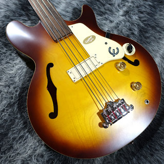 Epiphone Jack Casady Fretless Bass Aged Royal Tan