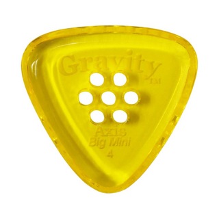 Gravity Guitar PicksAxis -Big Mini Multi-Hole- GAXB4PM 4.0mm Yellow ギターピック
