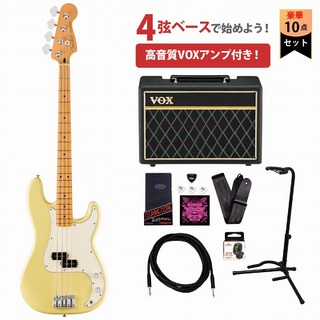 FenderPlayer II Precision Bass Maple Fingerboard Hialeah Yellow フェンダー VOXアンプ付属エレキベース初心者