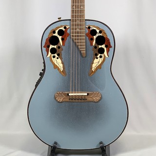 OvationAdamas E-Acoustic Guitar 1687GT Deep Non-Cutaway Reverse Blue Burst 