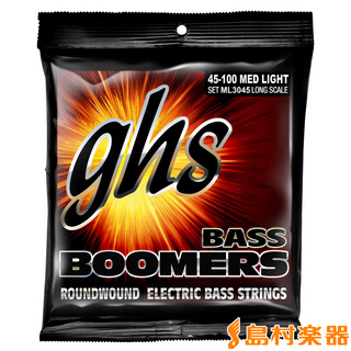 ghs ML3045 エレキベース弦 Boomers 045-100 MED LIGHT