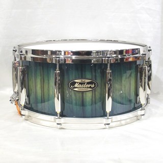 Pearl MMGC1465S/N #T6 [Masters Maple Gum 14''×5'' Snare Drum - Scuba Blue Over Black Limba w/Nickel Ha...