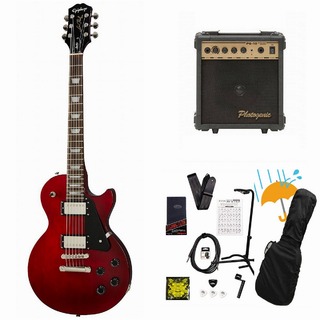 EpiphoneInspired by Gibson Les Paul Studio Wine Red エレキギター レスポール スタジオ PG-10アンプ付属エレキギ