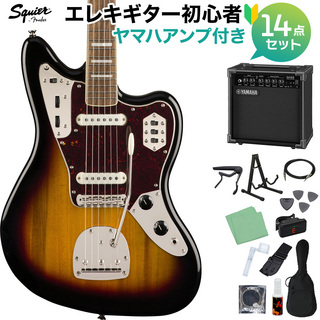 Squier by Fender Classic Vibe '70s Jaguar 3TS 初心者セット【ヤマハアンプ付】エレキギター