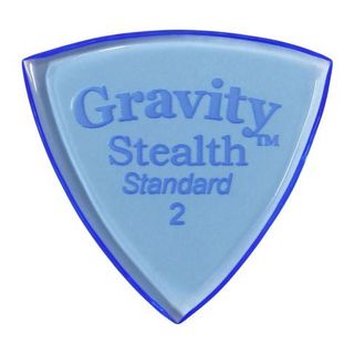 Gravity Guitar Picks GSSS2P GSSS2P Stealth - Standard - Stealth［2.0mm, Blue］