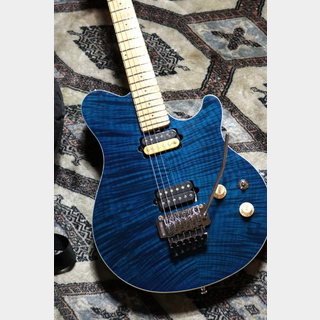 MUSIC MAN AXIS MN Matching Head Translucent 2014 Blue 