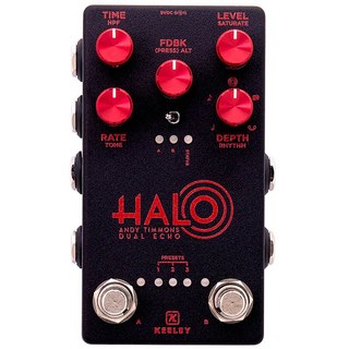 Keeley Halo Andy Timmons Dual Echo -Ikebe Custom Shop Black/Red Exclusive