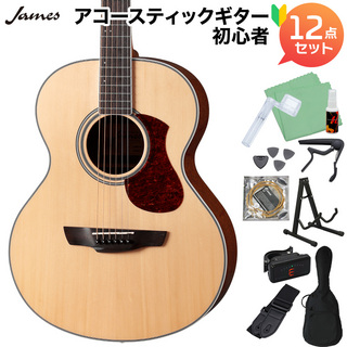 JamesJ-300A NAT アコースティックギター初心者12点セット