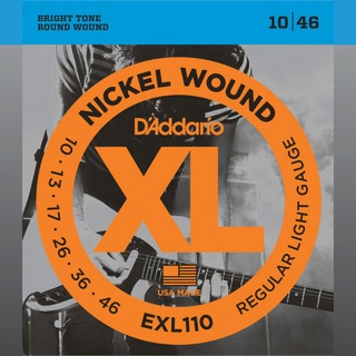 D'Addario EXL110 NICKEL WOUND Regular Light (.010 - .046)