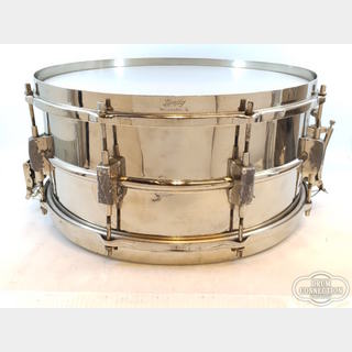 Leedy 【ヴィンテージ】1930's Nickel Brass Snare drum "Broadway Parallel" 14"×6.5"