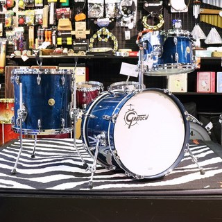 Gretsch USA Custom 3pc Drum Kit - Azure Gloss [BD18、TT12、FT14] 【店頭入荷！】