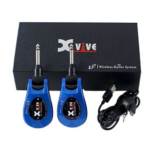 Xvive 【中古】 ギターワイヤレス Xvive XV-U2 Blue U2 デジタルワイヤレスシステム ブラック