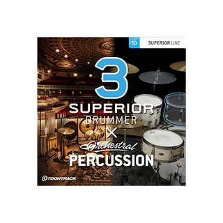 TOONTRACK SUPERIOR DRUMMER 3 ORCHESTRAL EDITION [メール納品 代引き不可]