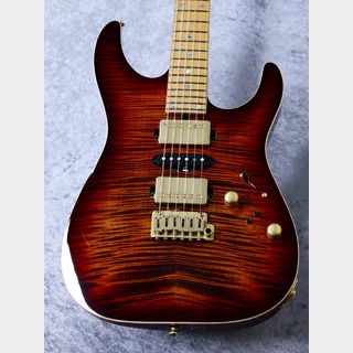 T's Guitars DST-Pro24 Exotic Flame Maple ~Tiger Eye Burst~ 032983 [約3.39㎏]