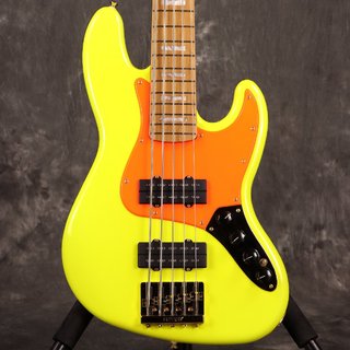 Fender MonoNeon Jazz Bass V Maple Fingerboard Neon Yellow フェンダー[S/N MX23068514]【WEBSHOP】