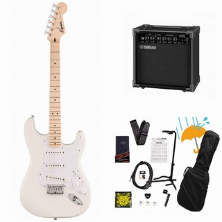 Squier by FenderSonic Stratocaster HT Maple FB WH PG Arctic White YAMAHA GA15IIアンプ付属初心者セットR【WEBSHOP】