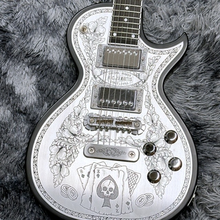 Zemaitis MFG-AC-24 Aces & Eights Black -Metal Front-【日本製】