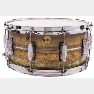 LudwigLB464R 14"x6.5" / P-88ACスイッチ Raw Brass Phonic Snare Drum ロウ・ブラスシェル ソフトケース付き