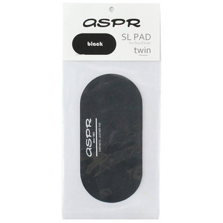 ASPR（アサプラ）SL-PAD twin black ツインペダル用 バスドラムインパクトパッド 黒