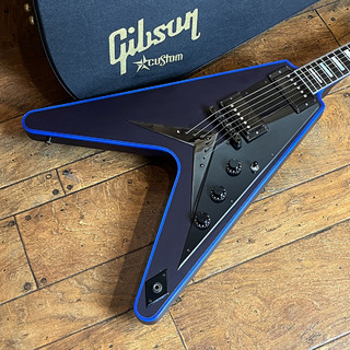 Gibson Custom Shop Flying V Custom Satin Blue Widow 2017
