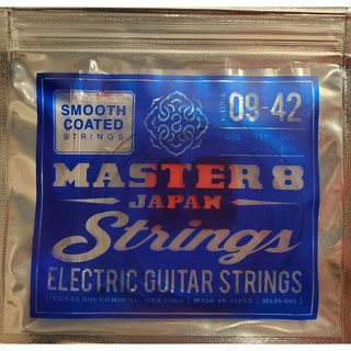 MASTER 8 JAPAN 【PREMIUM OUTLET SALE】 Smooth Coated Strings 09-42 M8JS-001