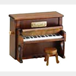 三協 B525S 木製ミニアンティークオルゴール アップライトピアノ ムーンリバー