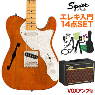 Squier by FenderCV 60S TL THIN MN NAT エレキギター初心者14点セット 【VOXアンプ付き】
