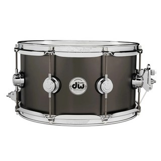 dwDRVD0713SVCBK [Collector's Satin Black over Brass Snare， 13''×7'']