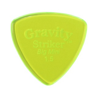 Gravity Guitar PicksStriker -Big Mini- GSRB15P 1.5mm Fluorescent Green ギターピック