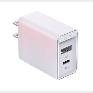 VENTIONTwo-Port USB(A+C) Wall Charger (18W/20W) JP-Plug White