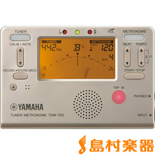 YAMAHA TDM-700G チューナー メトロノーム ゴールドTDM700G