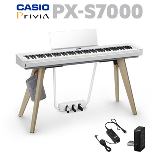 Casio PX-S7000 WE 電子ピアノ 88鍵盤 プリヴィア 【配送設置無料・代引不可】