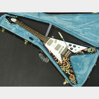 Epiphone Inspired by Gibson Custom Shop Jimi Hendrix "Love Drops" Flying V #24061528416