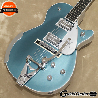 Gretsch G6134T-140 LTD 140th Double Platinum Penguin with String-Thru Bigsby,Two-Tone Stone Platinum/Pure Pl