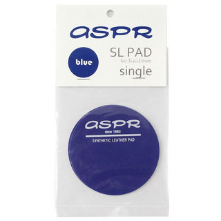 ASPR（アサプラ）SL-PAD single blue シングルペダル用 バスドラムインパクトパッド 青